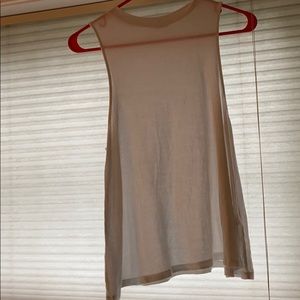 Large high neck sleeveless Garage top